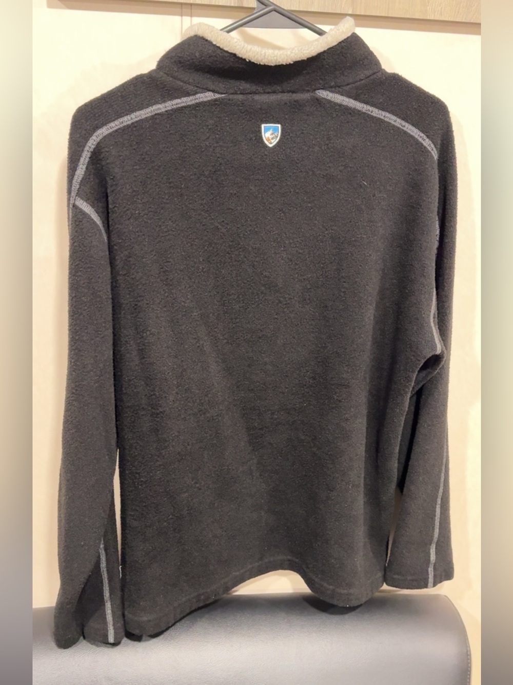 [EUC] KUHL Black Long Sleeve 1/4-Zip Fleece Pullover Jacket - Men's Size Large - Picture 13 of 16